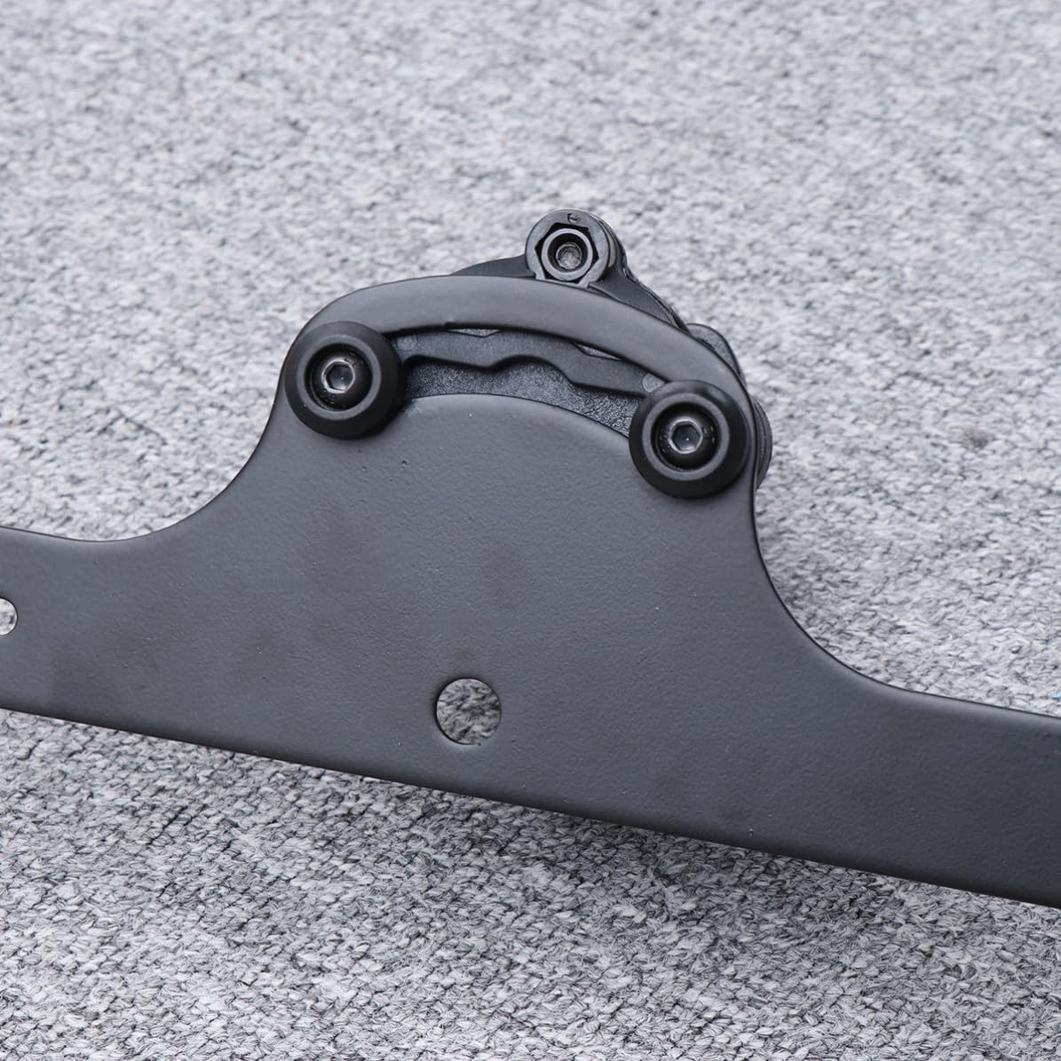 Fahrradwandhalterung aus Stahl, Schwarze Horizontale Halterung