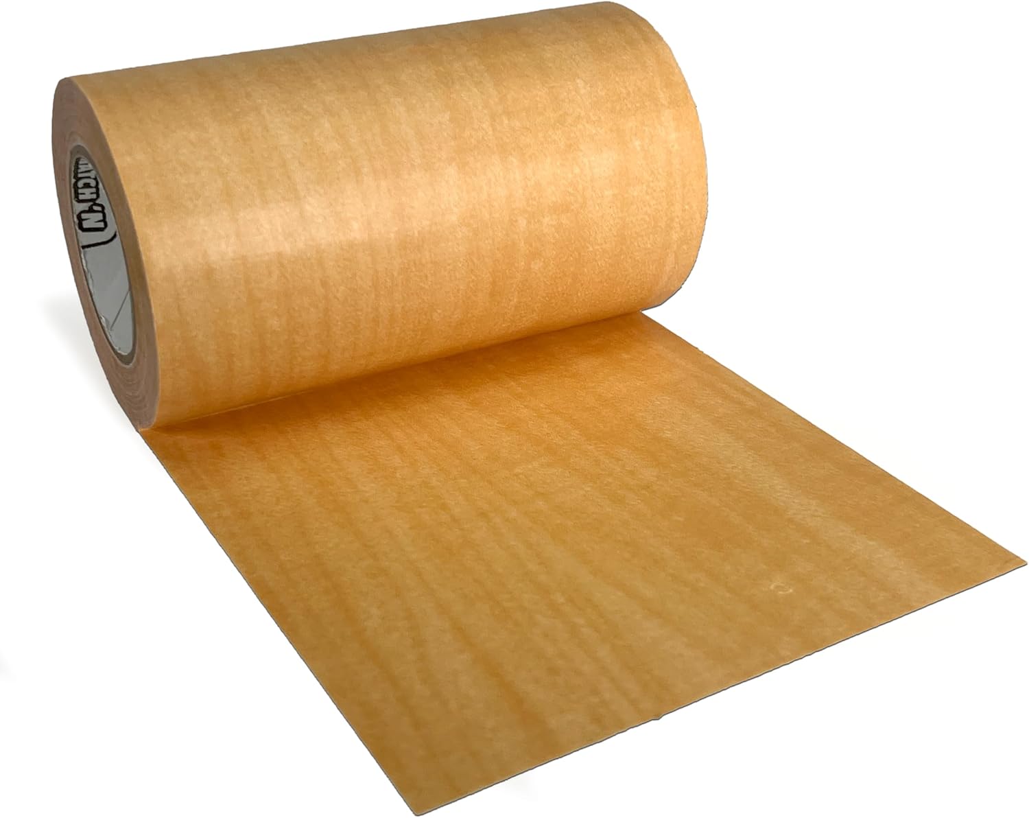 MATCH 'N PATCH Project+ Wood Grain Repair Tape - Honey Maple, 4.5 in x 30 ft (1-Pack) – Wood Grain Colored Duct Tape for Mirror Frame, Trim, Borders, Floor and Other Furniture, Scratch Repair Kit