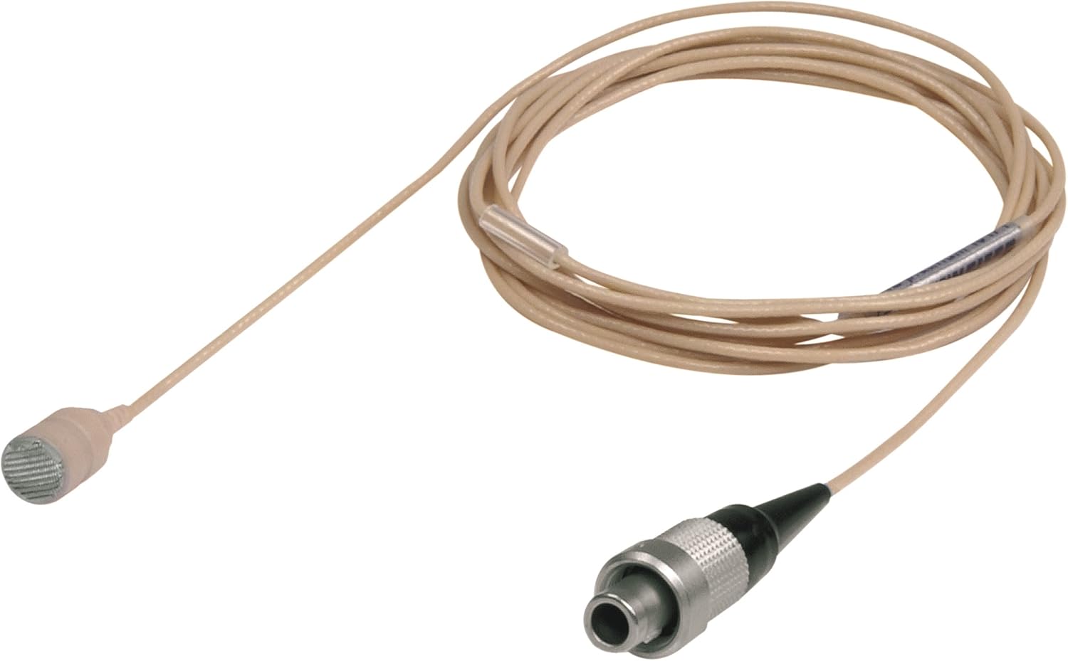 Sennheiser MKE Platinum-4-3-C - Omnidirectional Subminiature Lavalier Microphone with Ultra-Thin Cable - Beige