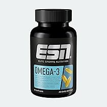 ESN Omega-3, 60 capsule, olio di pesce ad alto dosaggio con 400 mg di EPA e 300 mg di DHA per capsula