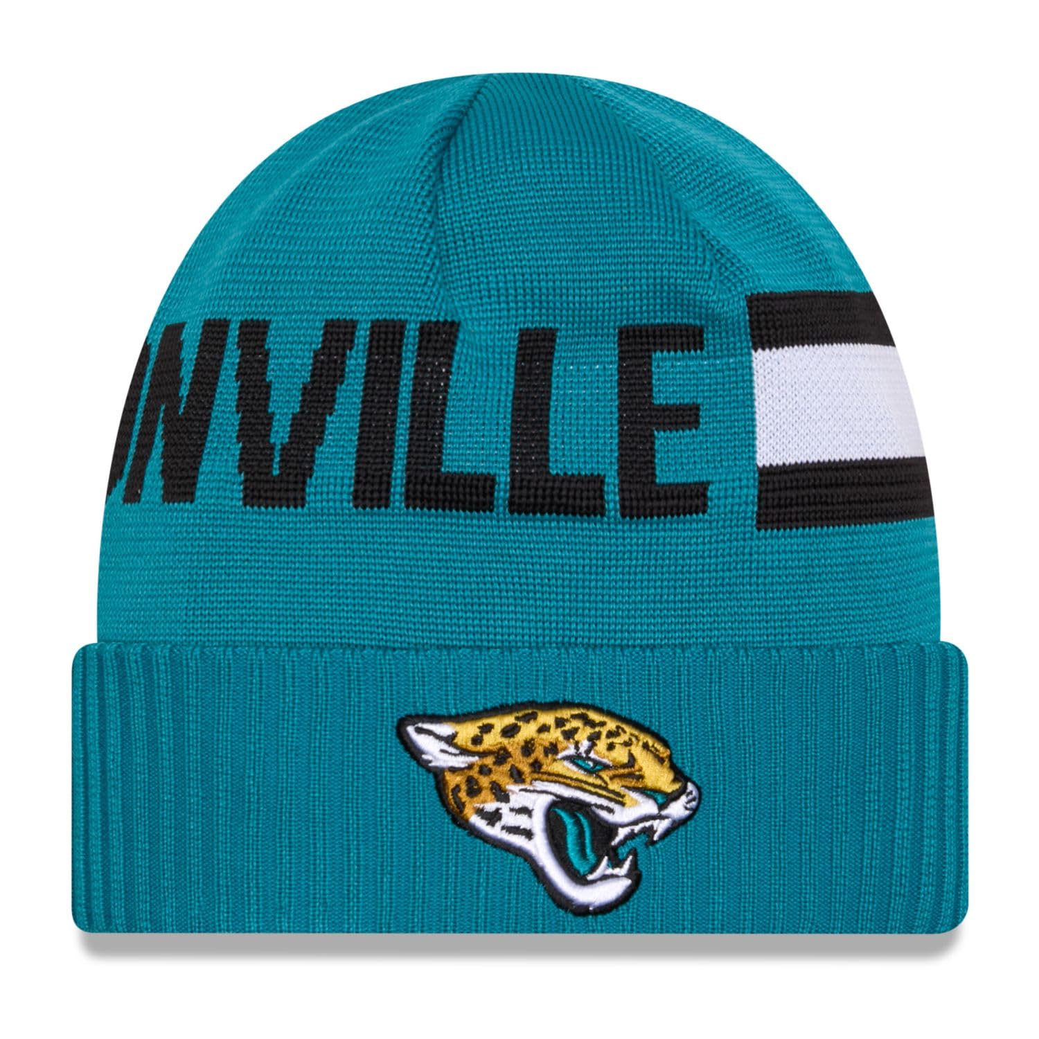 Bonnet Tactile (knit Hat) New Era Jacksonville Jaguars 2022 - Taille Unique - Neuf