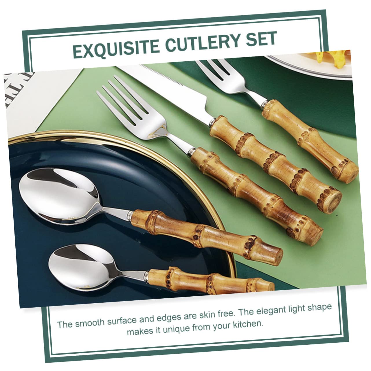 ABOOFAN 2 Set Set Di Posate in Accessori Occidentale Riutilizzabile Colino Gadget Portatile Organizzatore Piatto Ciotole Utensile Kit Acciaio Inossidabile