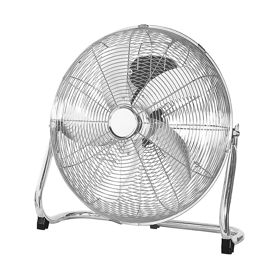 Metal floor fan,12 Inch High Velocity Cooling Fan,3 Speed High Speed Blades,Adjustable Tilt, for Garage, Office, Shop,Gym, Home, Bedroom OutdoorIndoor (12 Inch)