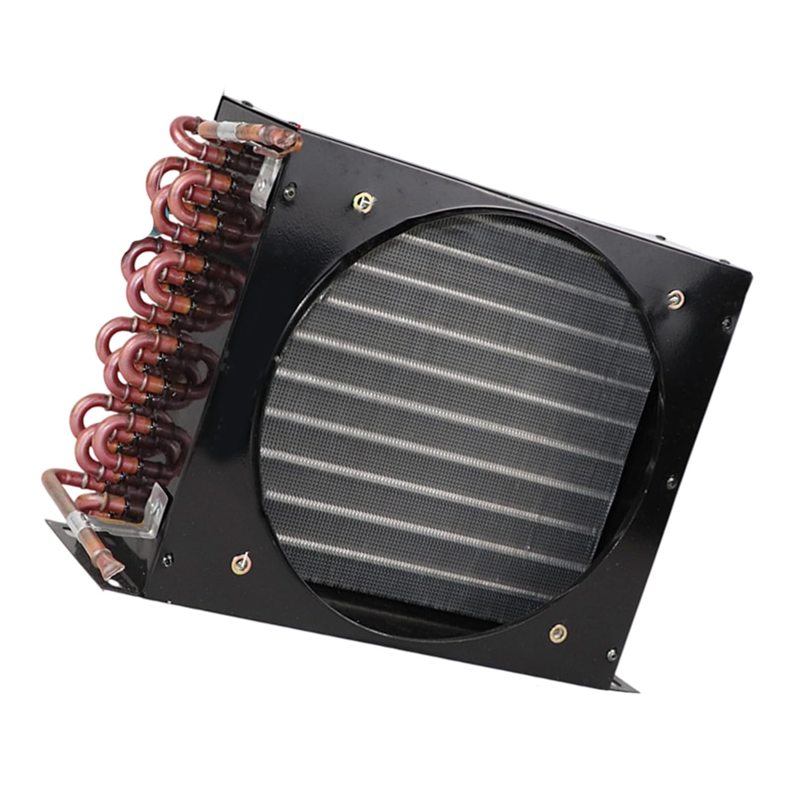 Buxuaaaa Multicolor Noise Refrigerator Condenser Industrial Compressor Equipment Refrigeration Cooling Coil Air Cooled Radiator Freezer Cooling Coil Fan