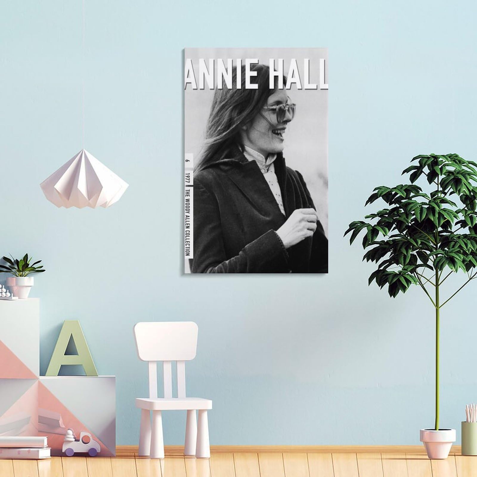 Annie Hall - Poster classico del film (19), stampa artistica da parete su tela, poster per foto, decorazione per la stanza, 60 x 90 cm