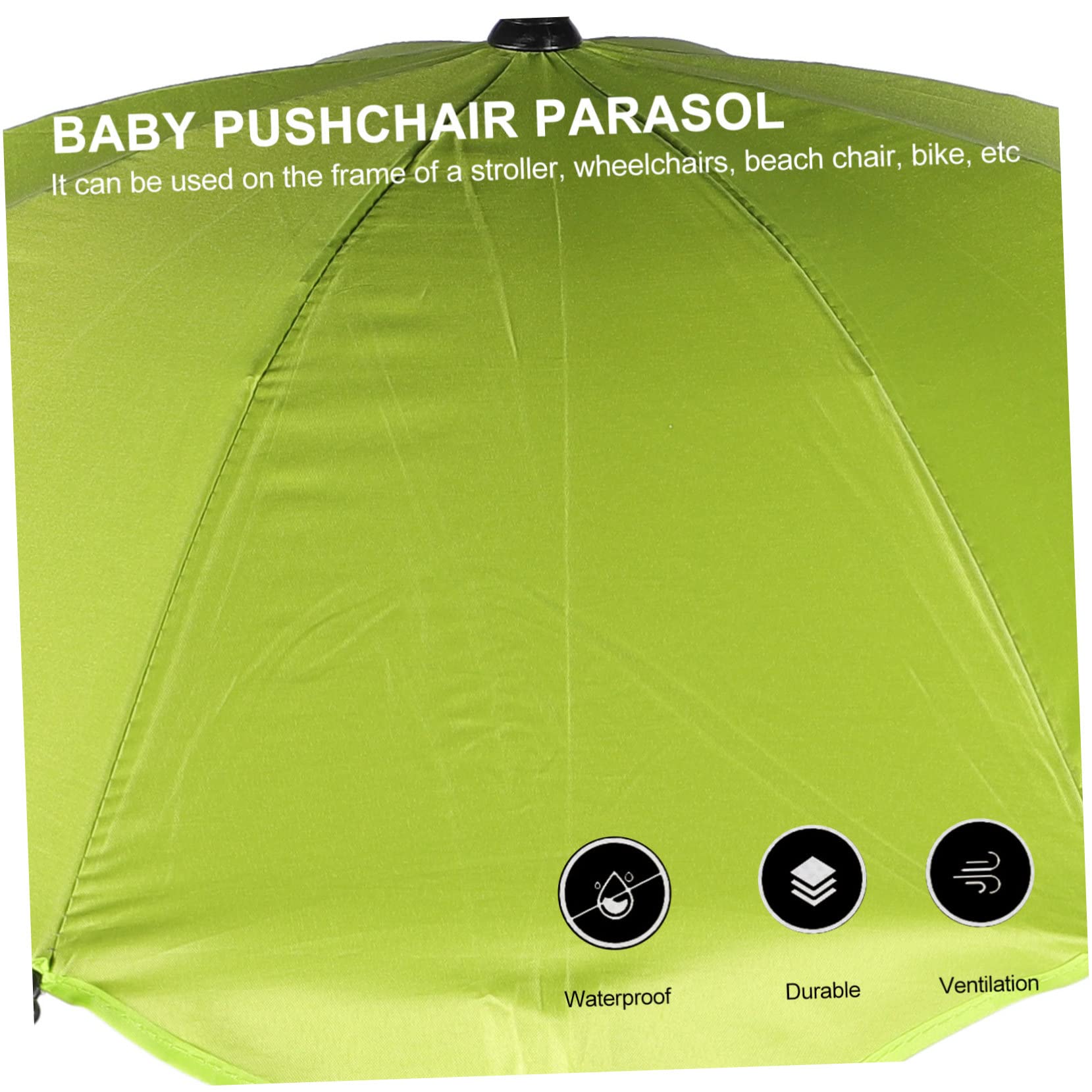 KOMBIUDA 2stücke Stroller Parasol Mit Uv-schutz Abnehmbare Kinderwagen Und Buggy- Für Optimalen Schutz Bei Sonnenstrahlen Und Regen Installieren Langlebig Und Geeignet Für Modelle