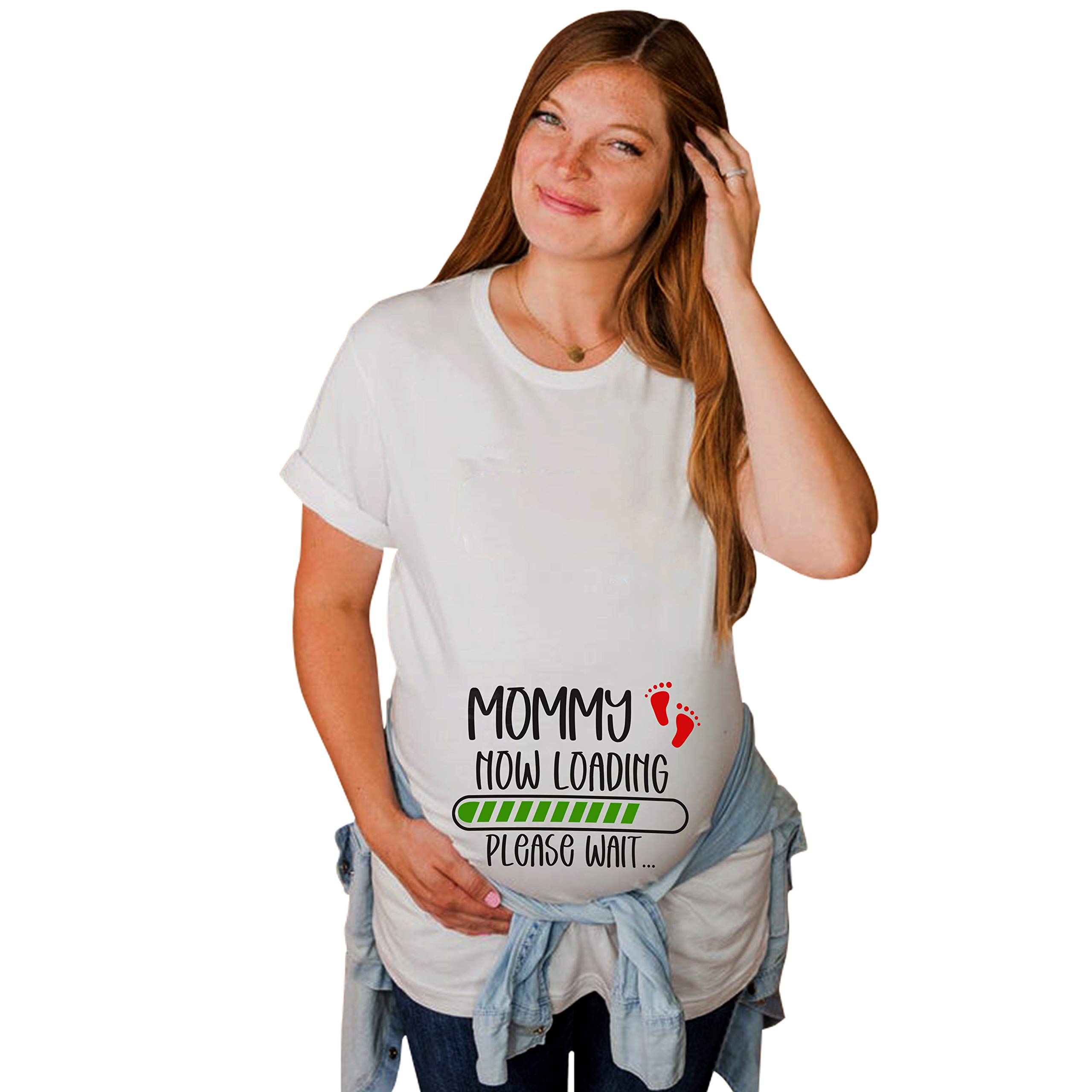 iberry's Cotton Couple Tops Matching Maternity Tops for Women & Men - Round Neck,Regular Fit, White 1
