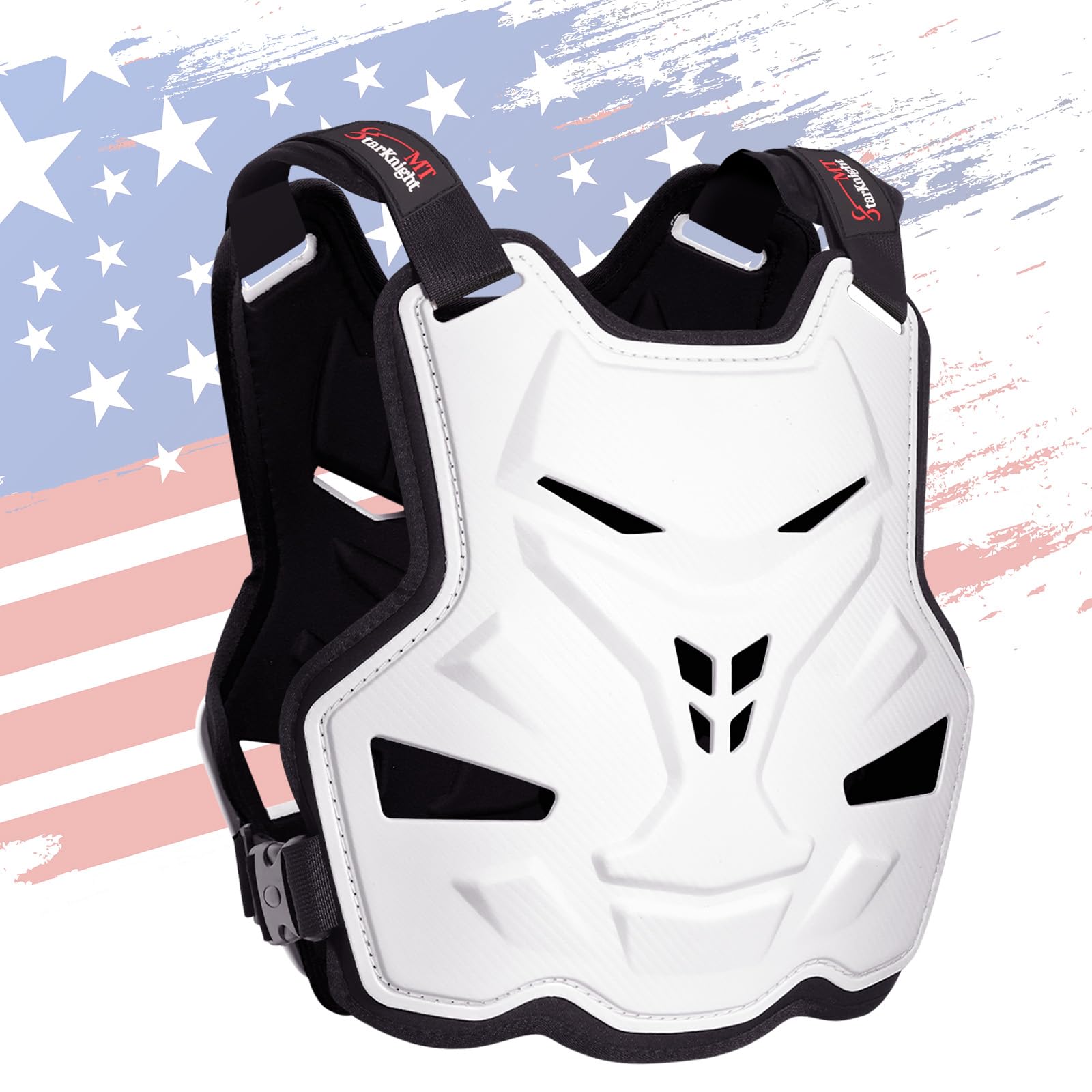 StarknightMT Motorcycle Chest Protector for Adult Men Motocross Chest Armor