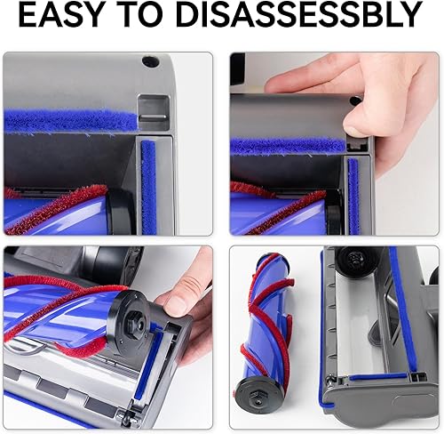 Miniatura 6 de E.LUO Cabezal de cepillo de accionamiento directo de aspiradora, cabezal de aspiradora adecuado para Dyson V10 Digital Slim V12 Detectar modelos