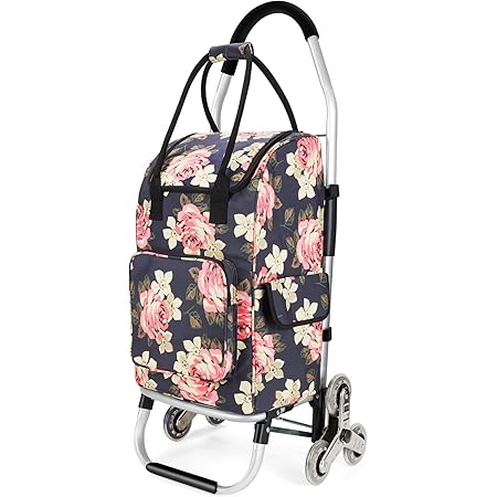 Amazon.com: Honshine Shopping Cart on Stair Climbing Wheels, Family ...