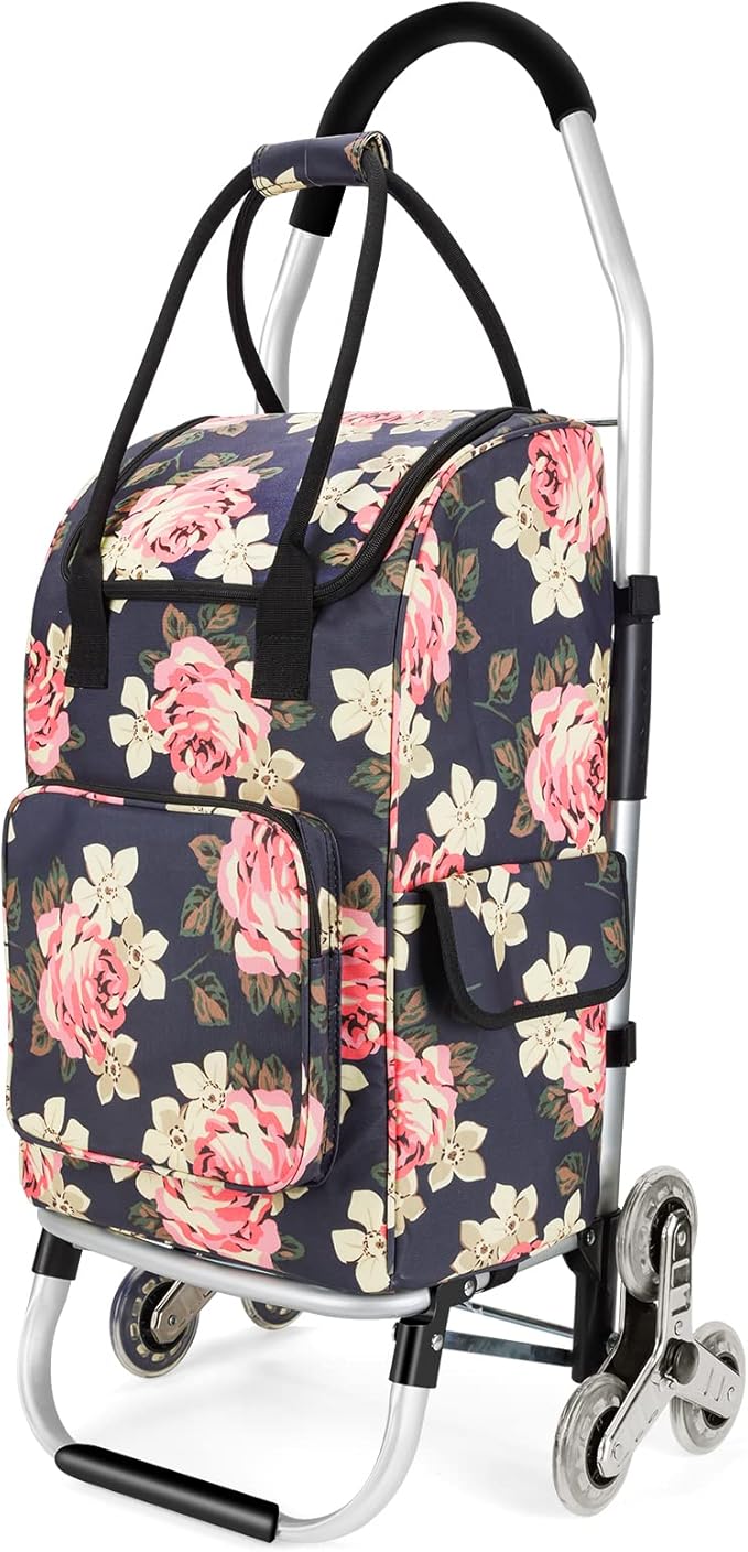 Honshine Shopping Cart on Stair Climbing Wheels, Family