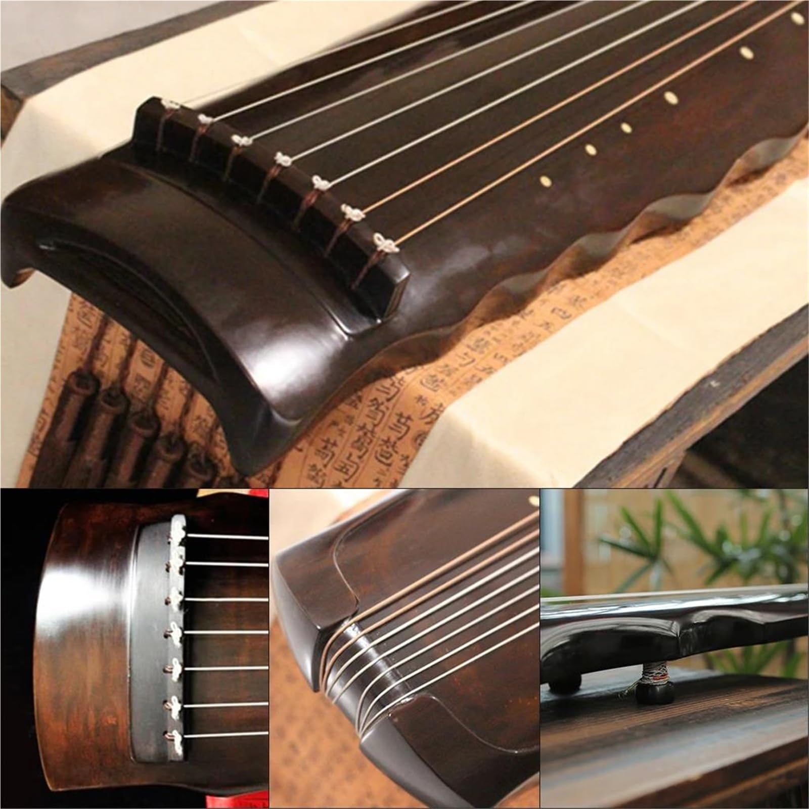 Profesjonalny Instrument Guqin 7 Strunowy Odpowiedni Do Ćwiczeń