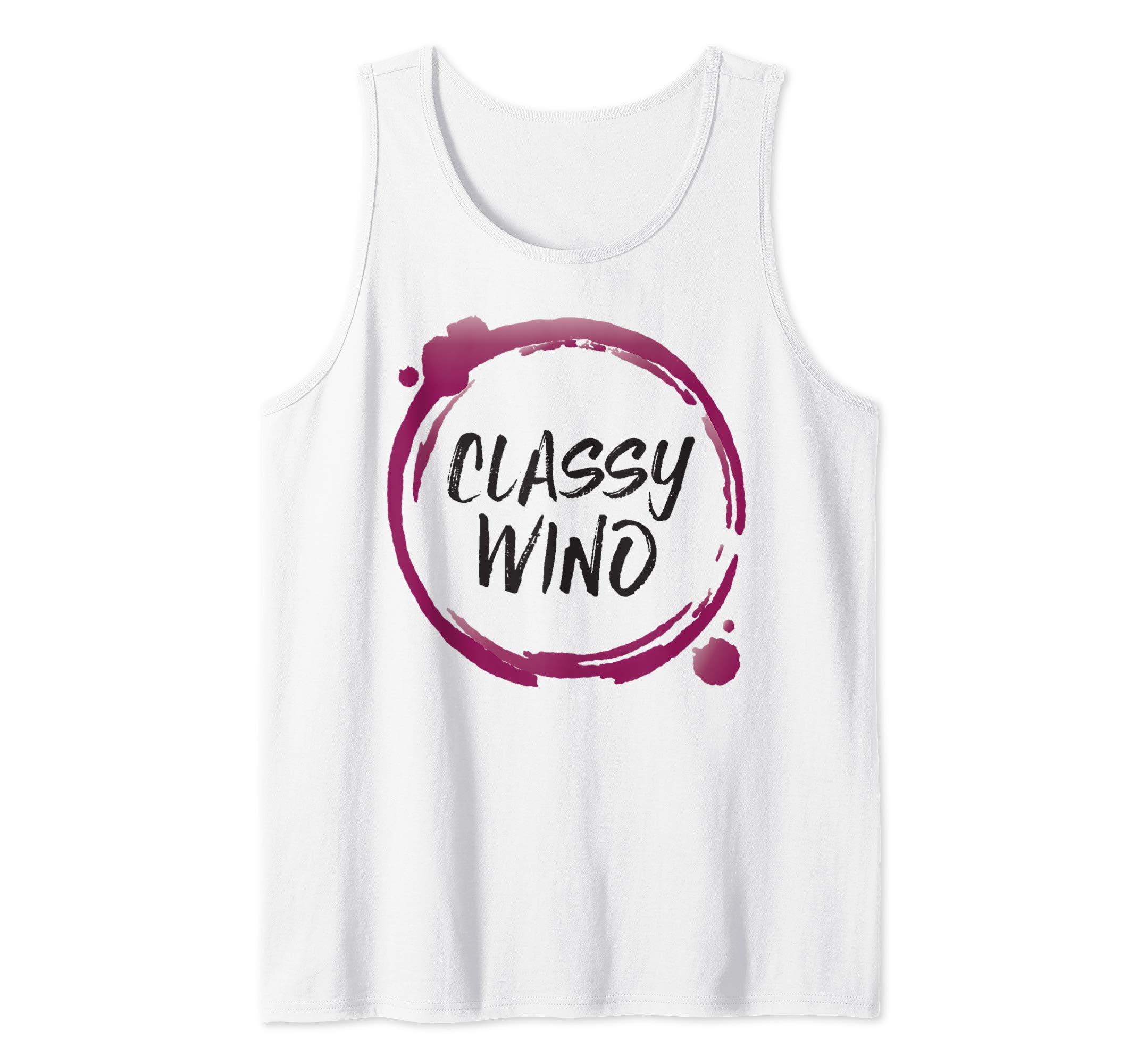 Classy WinoWine Stain Logo Tank Top