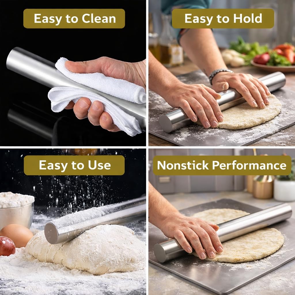 Stainless Steel Cutting Board - Durable & Hygienic -4 Stainless Steel Cutting Board - Durable & Hygienic -4