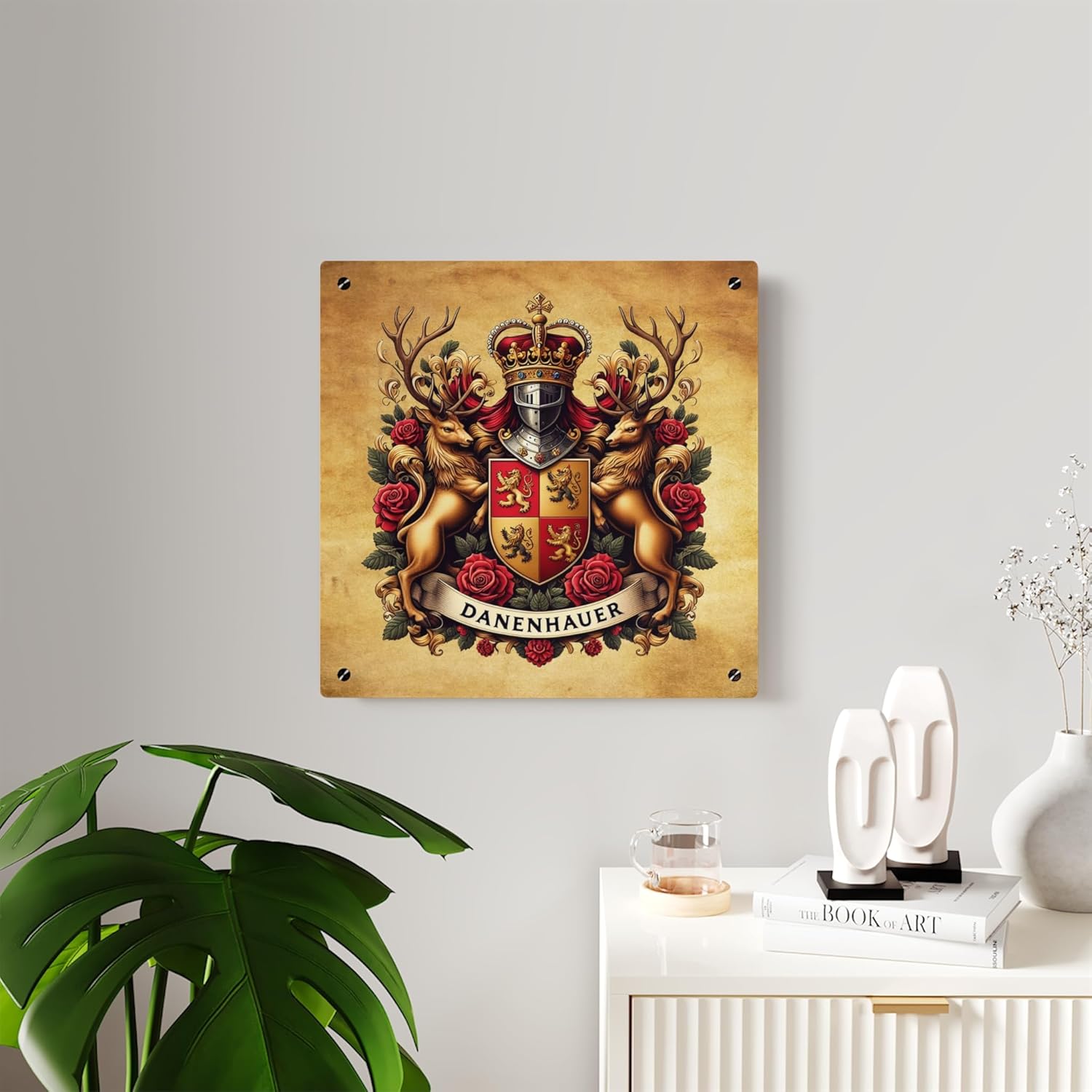 Danenhauer Family Crest Acrylic Wall Panel