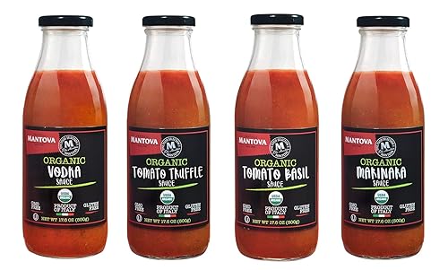 Mantova Mantova - Salsa de pasta artesanal orgánica italiana (4 unidades)