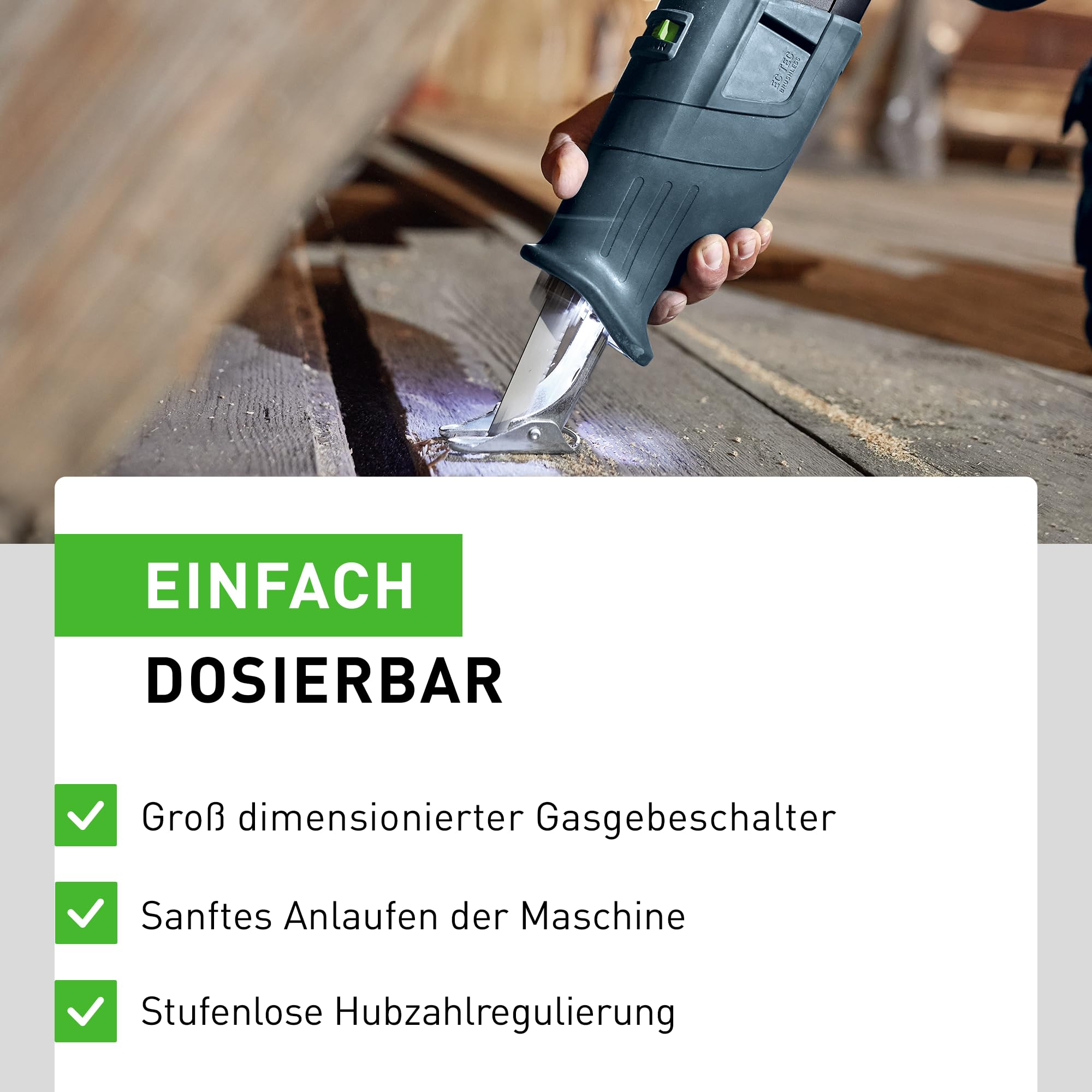 Festool Scie sabre sans fil RSC 18 EB-Basic