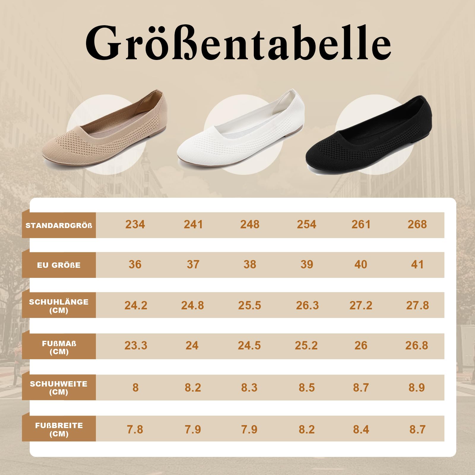 Ballerines Femme Confortable Flats Rond Tricot Pointe Chaussures,Élégante Slip on Walking Robe Ballerines Pliable Chaussures pour Femmes Doux