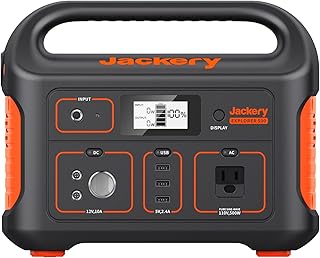 Jackery Portable Power Station Explorer 500, 518Wh Outdoor Solar Generator Mobile Lithium Battery Pack with 110V/500W AC O...