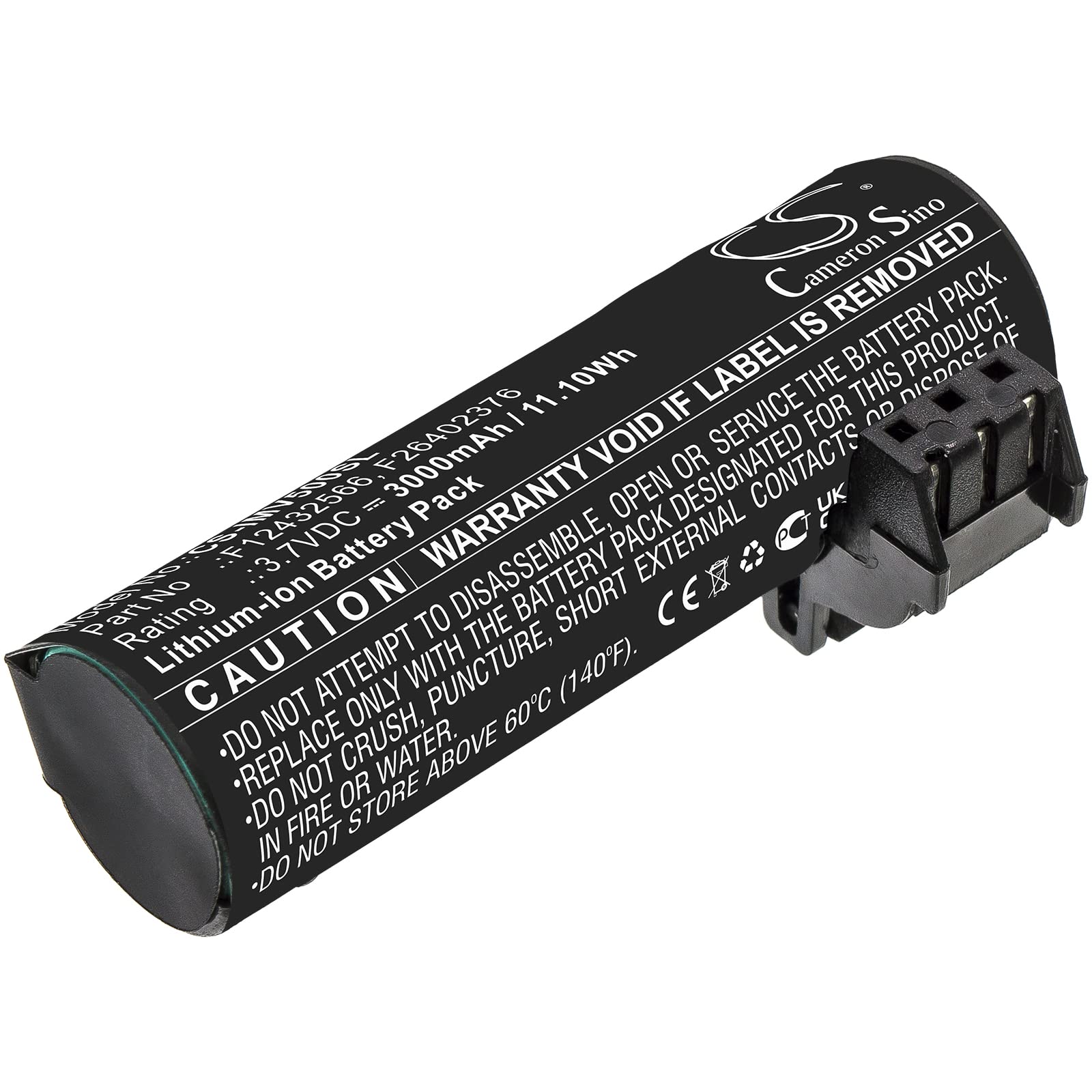 Cameron Sino Batterie pour Ingenico Move 5000, Move 5000F, Move 5000s PN:Ingenico F12432566, F26402376 3000 mAh / 11,10 Wh