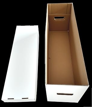 5x Long Comic Storage Box - 19.4 x 27.6 x 69.8