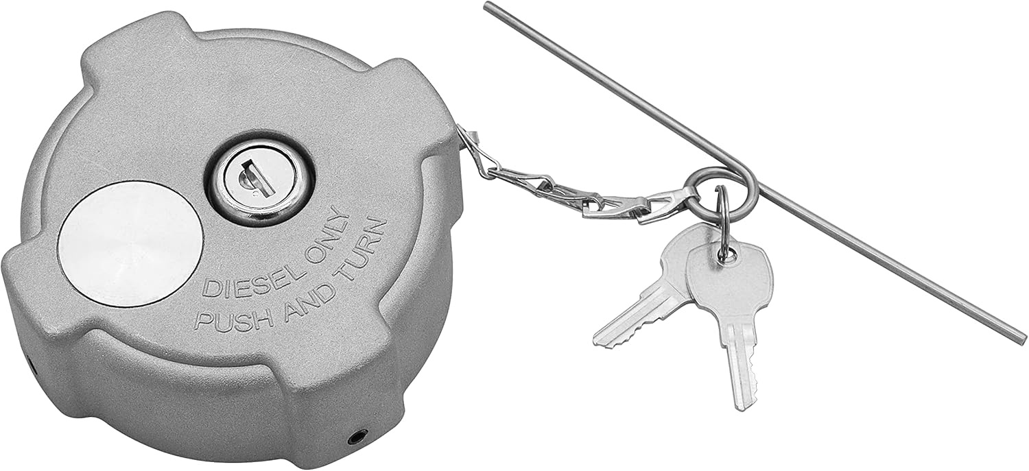 3In Aluminum Gas cap Locking Diesel Fuel Cap 0337017002