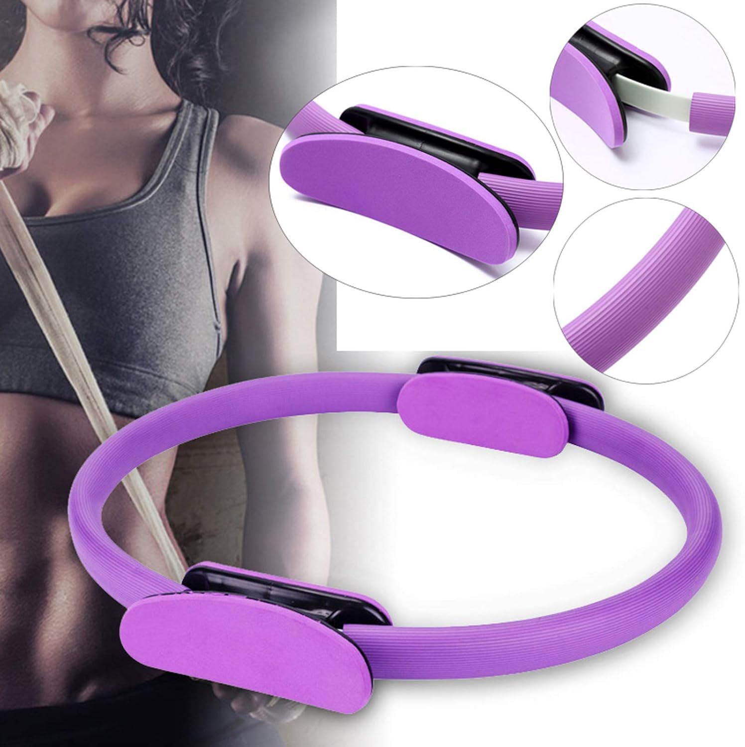 KRIPESH Weighted Hula Circle (Yoga Ring) 4