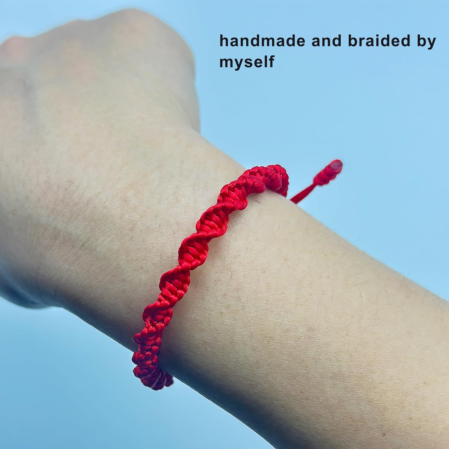 Handmade Tibetan Spiral String Bracelet Adjustable - Image 3