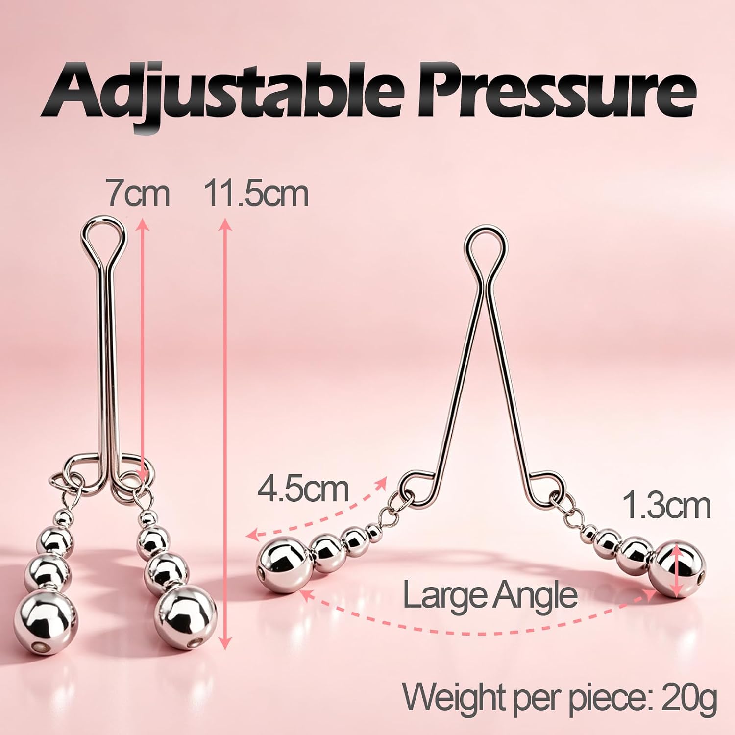 Clit clamp Stainless Steel Clitorist clamp Metal Nipple Vaginal Clamps