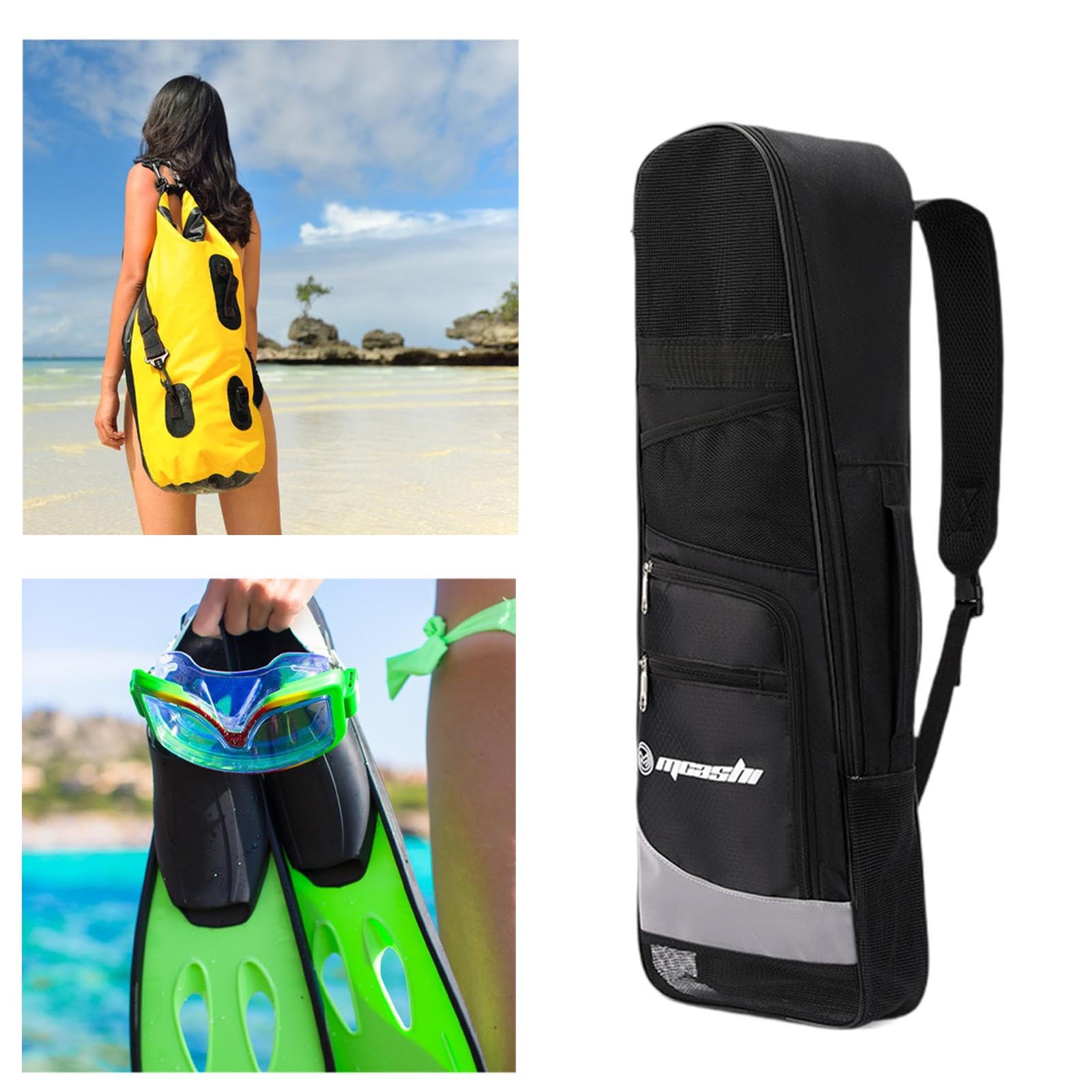 Sac de plongée avec Tuba, Rangement pour Palmes et Accessoires