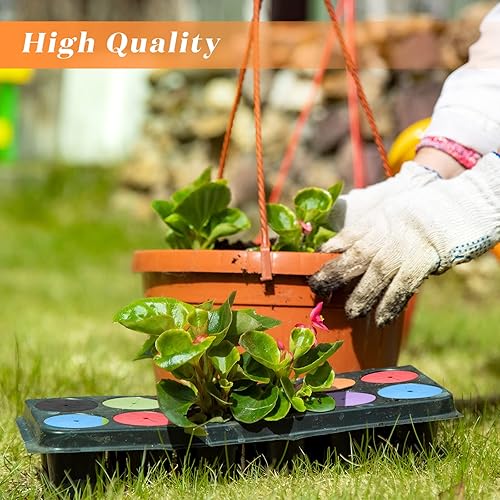 Miniatura 3 de Lallisa Paquete de 240 collares de clon de neopreno de 2 pulgadas, insertos de espuma hidropónica coloridos, insertos de clonación de espuma para