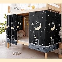 Vista 28 de Carpas Cortinas para Cama Litera Twin Individual de Dormitorio, Cortinas Opacas a Prueba de Polvo para Debajo de la Cama, Cortinas de Privacidad 2