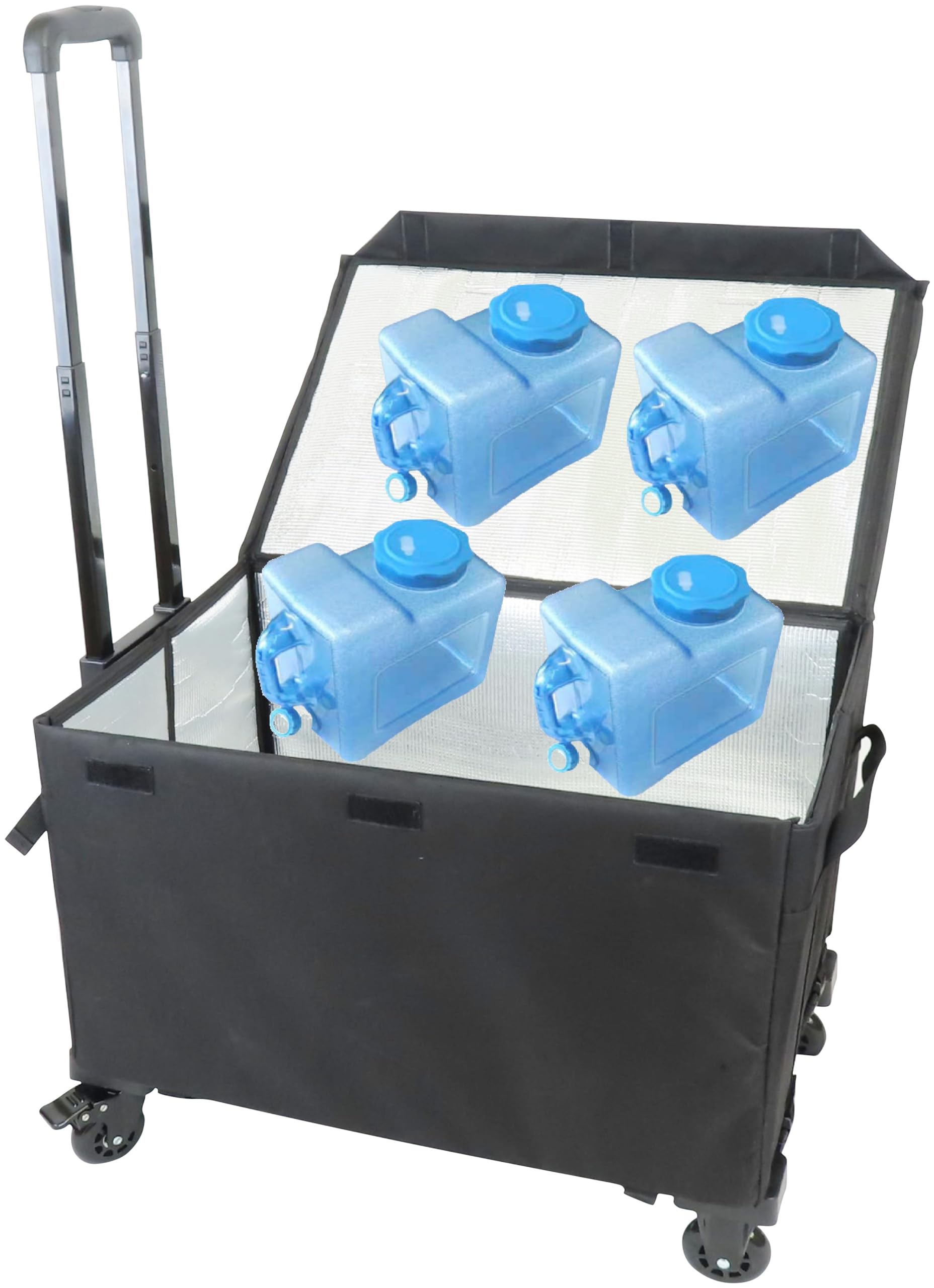 FELIO キャリーカート 折りたたみ式 保冷バッグ付き 8Lウォータータンク×4個付き ハンドキャリー キャリーワゴン ショッピングカート コンテナキャリー アウトドア キャンプ ウォータータ… Amazon.co.jp: Felio キャリーカート 折りたたみ式 保冷バッグ付き 8L