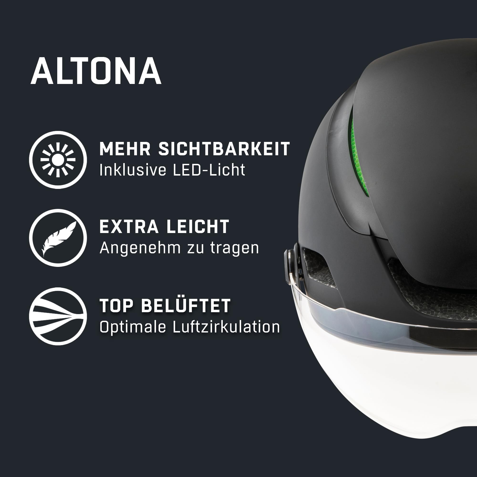 ALPINA Altona M Helm 2021 Black matt