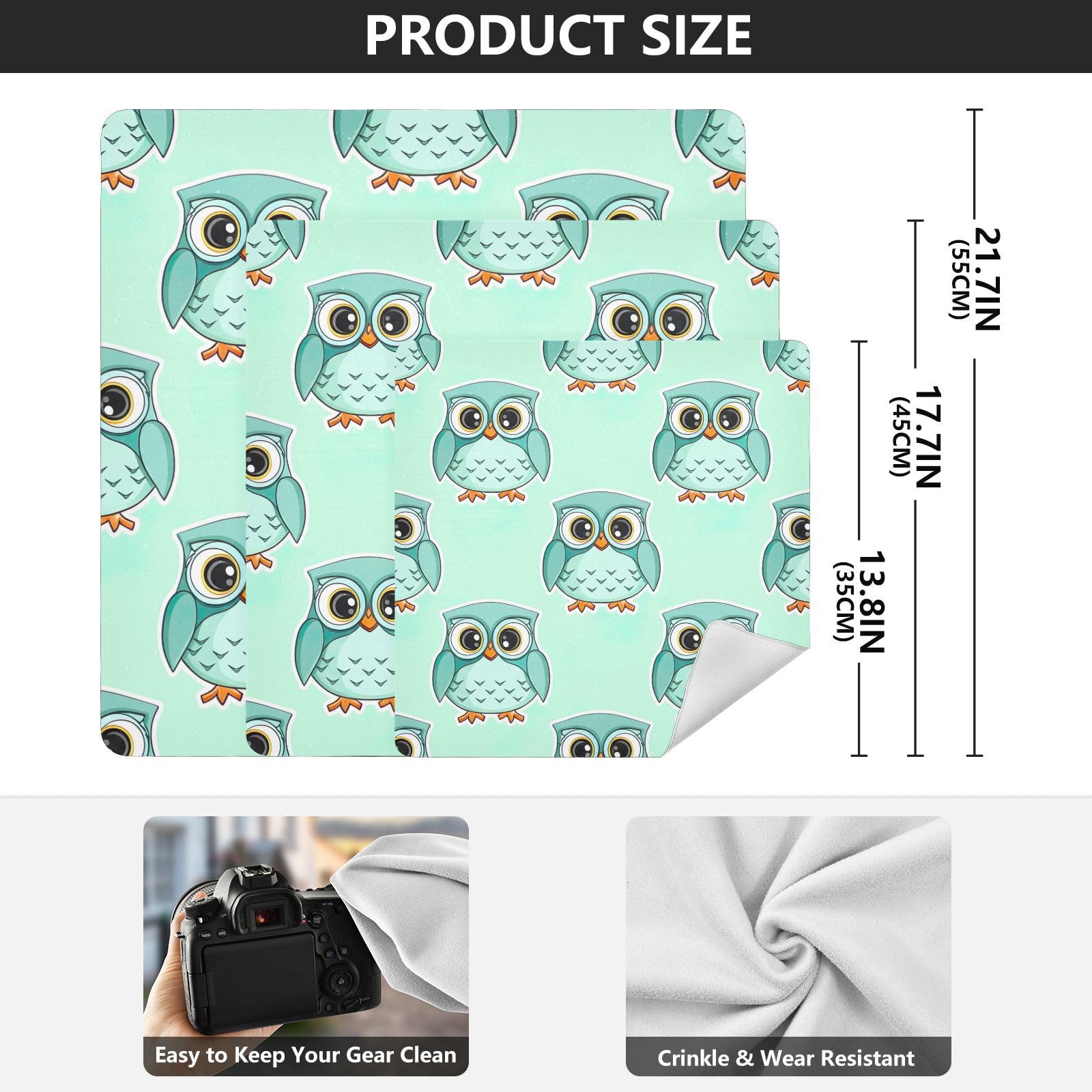 ODAWA Cute Cartoon Owls Eyes 17.7