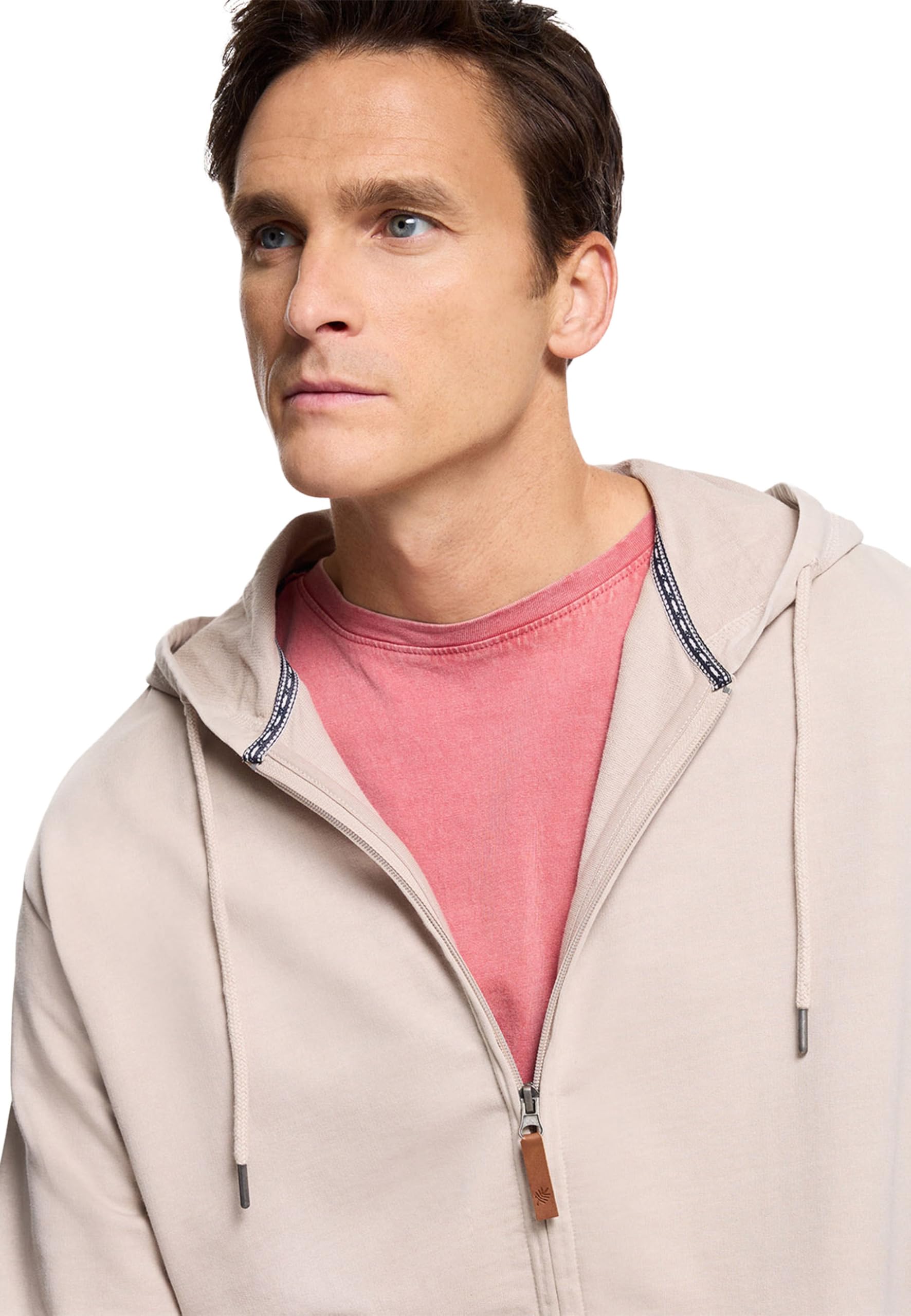 KOALA BAY | Wilbur | Sudadera Hombre Beige con Capucha | Sudadera con Cremallera Casual | Ropa Cómoda de Uso Diario | Moda Hombre