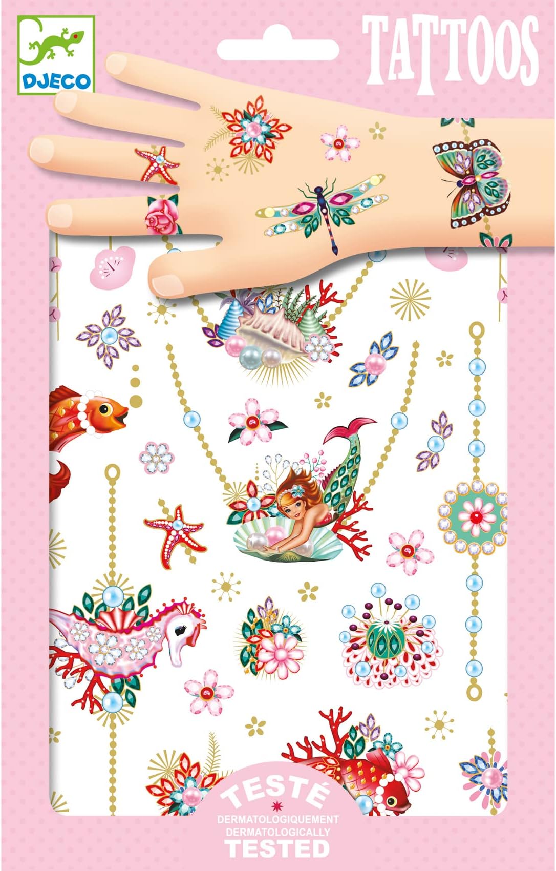 Djeco DJ09586 Tattoos, Mixed,Small