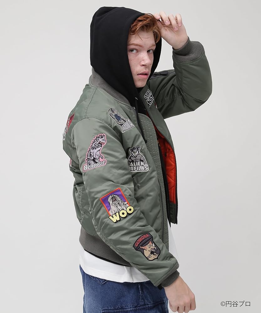 ULTRA MONSTERS MA-1 フライトジャケット AVIREX（アヴィレックス）の「ULTRAMAN MONSTERS MA-1