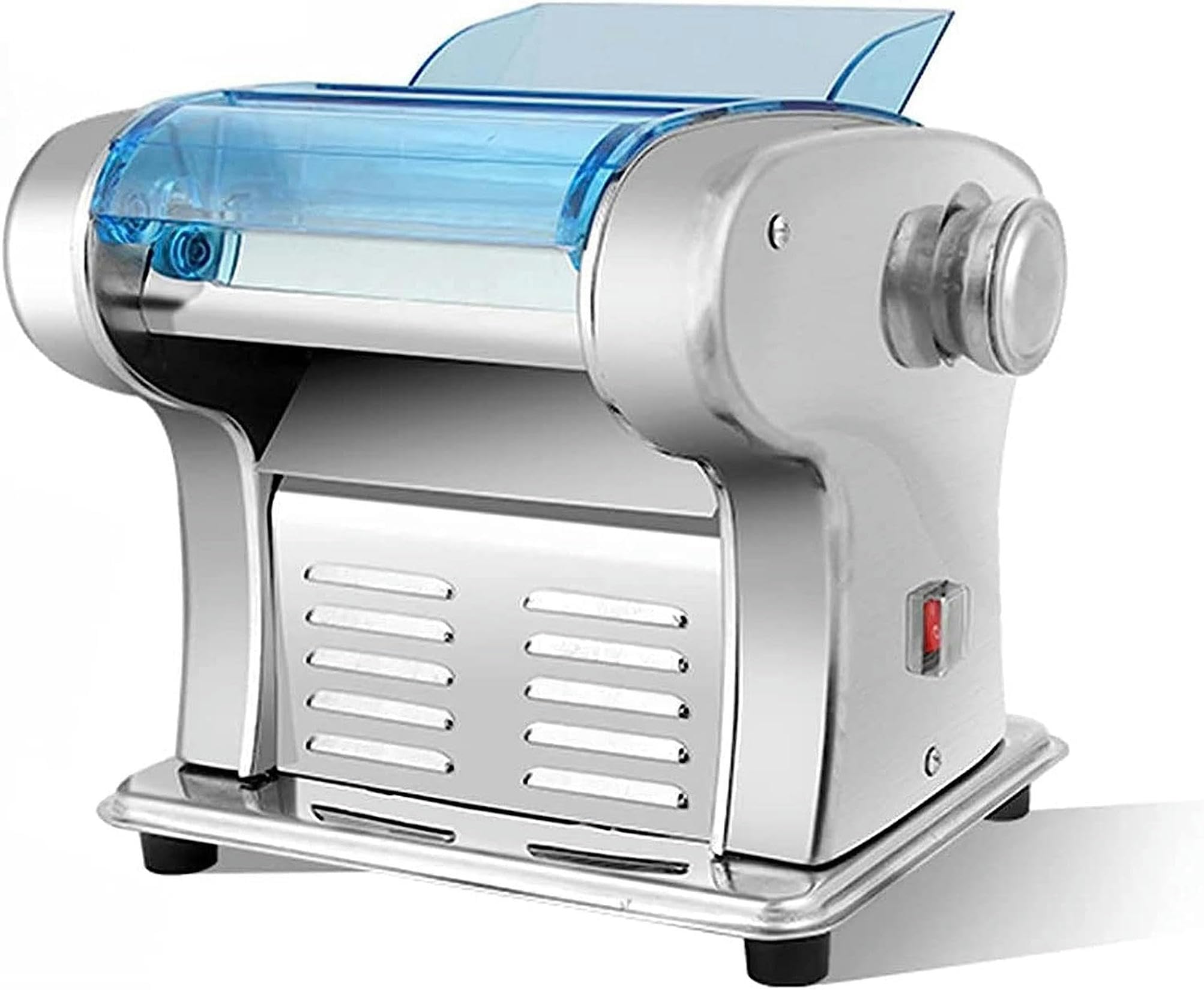 Máquina para Hacer Pasta Máquina eléctrica para Hacer Fideos, Máquina para Hacer Pasta, Máquina para Hacer Pasta, Máquina prensadora de Rodillos de Masa de Acero Inoxidable, para Herramienta de coci