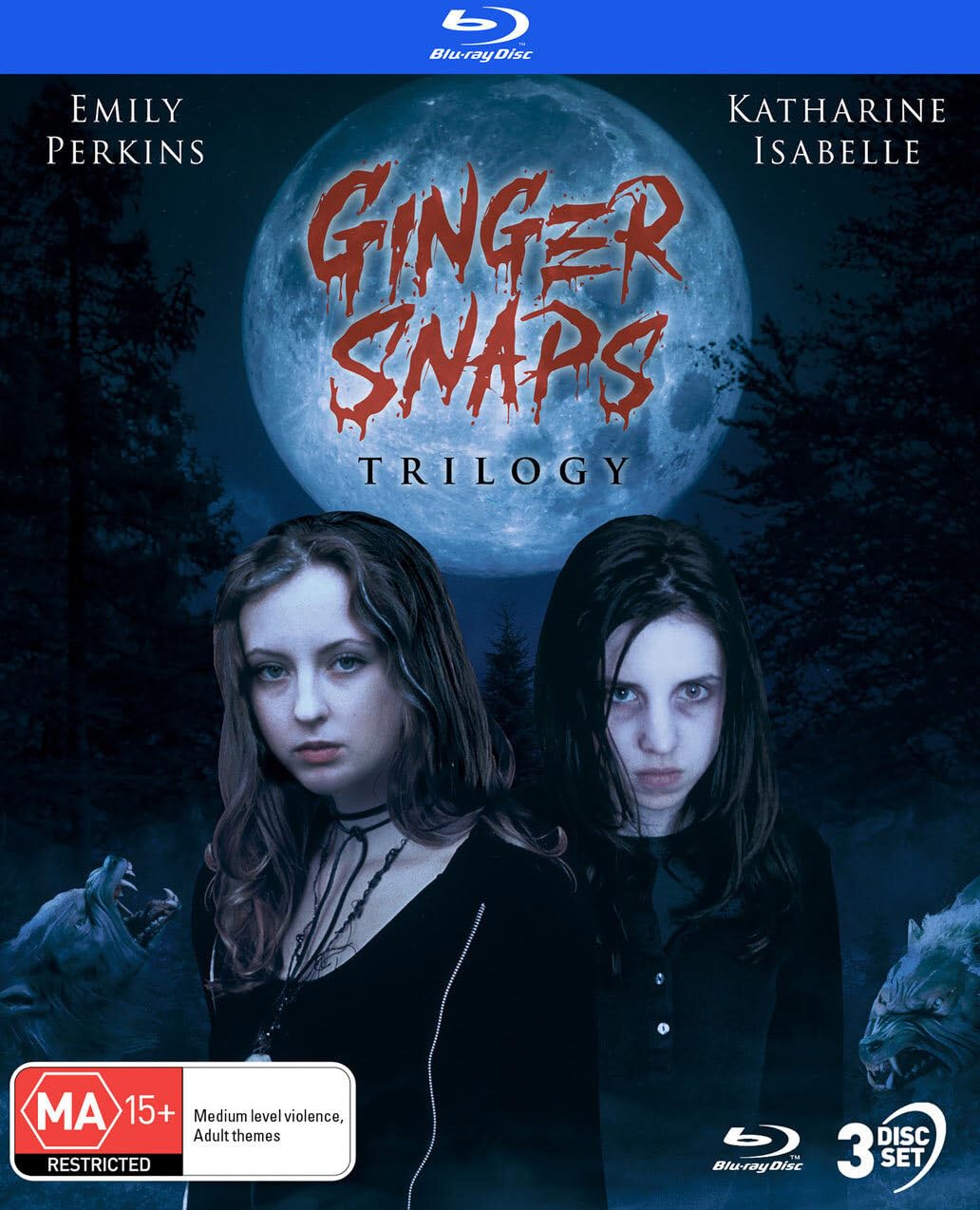 Ginger Snaps Trilogy (Special Bonus Features / 2000-2004) [3-Disc Set] [Blu-ray] [Region Free]