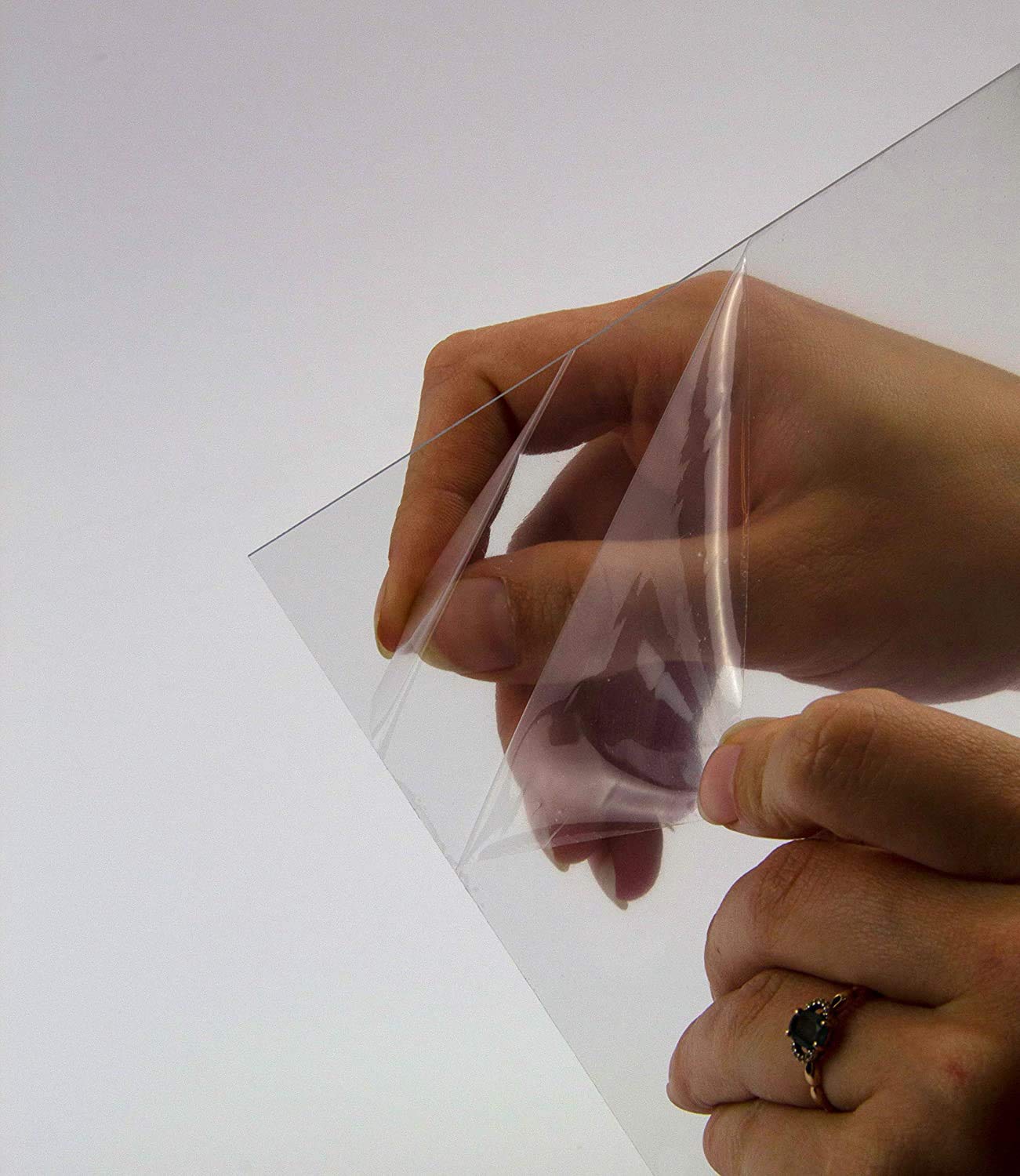 Rahmenloser Bildträger clipframe 50 x 80 cm mit weißer Rückwand und 1 mm Antireflex Kunstglas