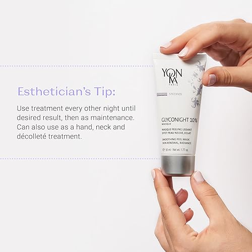 Miniatura 8 de Yon-Ka - Limpiador facial de gel de tamaño viaje, lavado facial suave y removedor de maquillaje con Yon-Ka Glyconight 10% Peel Masque tamaño de