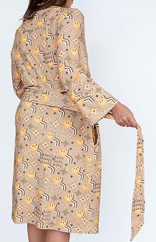 Miniatura 9 de Bata de algodón orgánico de punto premium para madres y bebé con gorro Bata de entrega a juego y envoltura de envoltura para mamá y bebé Manta