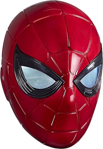 Hasbro Marvel Legends Series Avengers End Game/Iron Spider Electronic Helmet, Authentic, 6 Light Up Functions Included