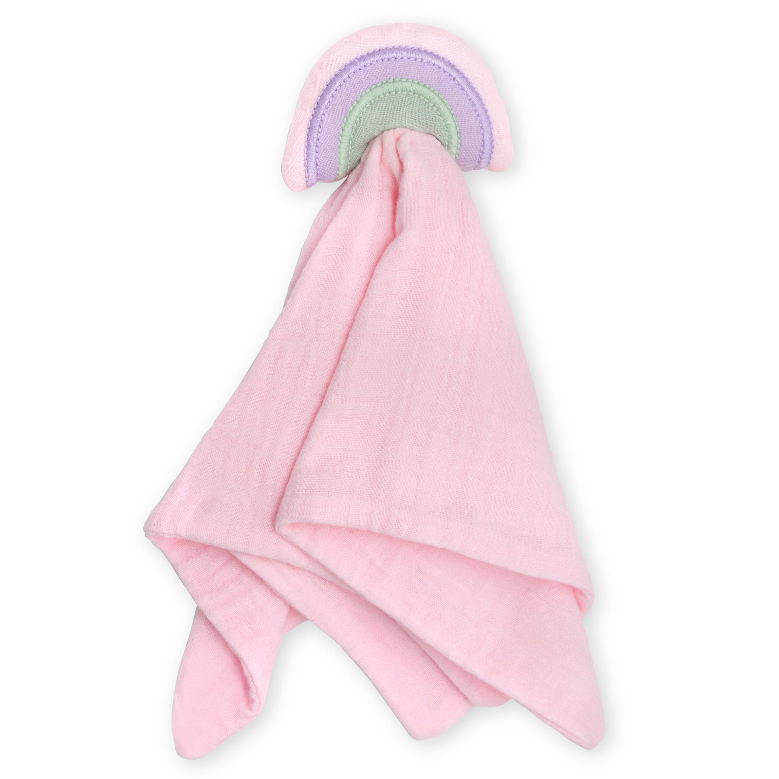 Couverture de sécurité bébé arc-en-ciel pour des câlins rassurants