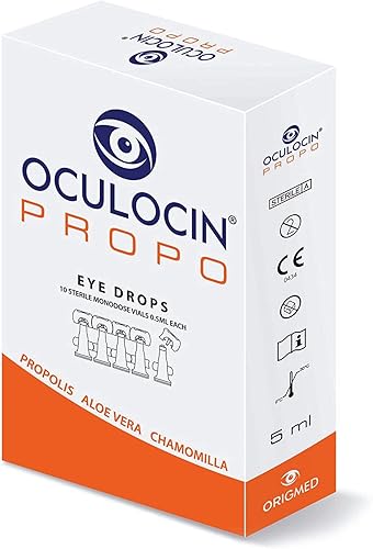 Gotas para los ojos, 10 frascos monodosis, alivio inmediato para ojos secos irritados y cansados