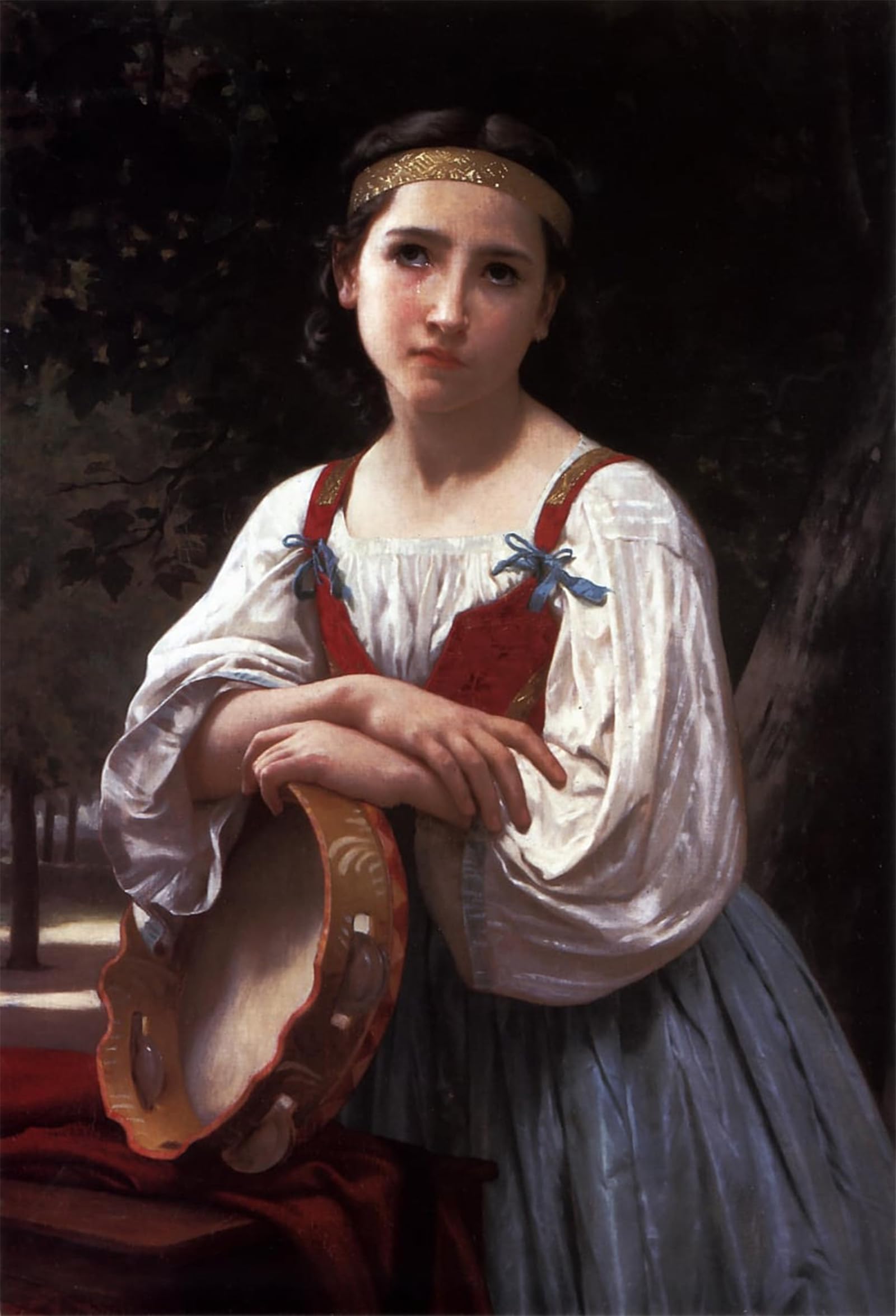POSTERIIk Famous Print Pop Art Wall Art Graffiti a Portrait of Genevieve Bouguereau by William Adolphe Bouguereau Art Prints for Home Decor 60x90cm