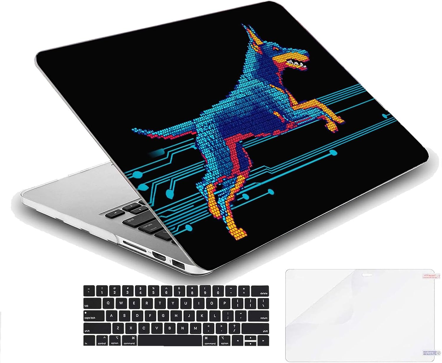 Compatible with MacBook Neo 13-inch, Hard Shell Case with Keyboard Cover and Screen Protector (A3404 A18 Pro chip, 2026 Release) - Dobermann MC21465