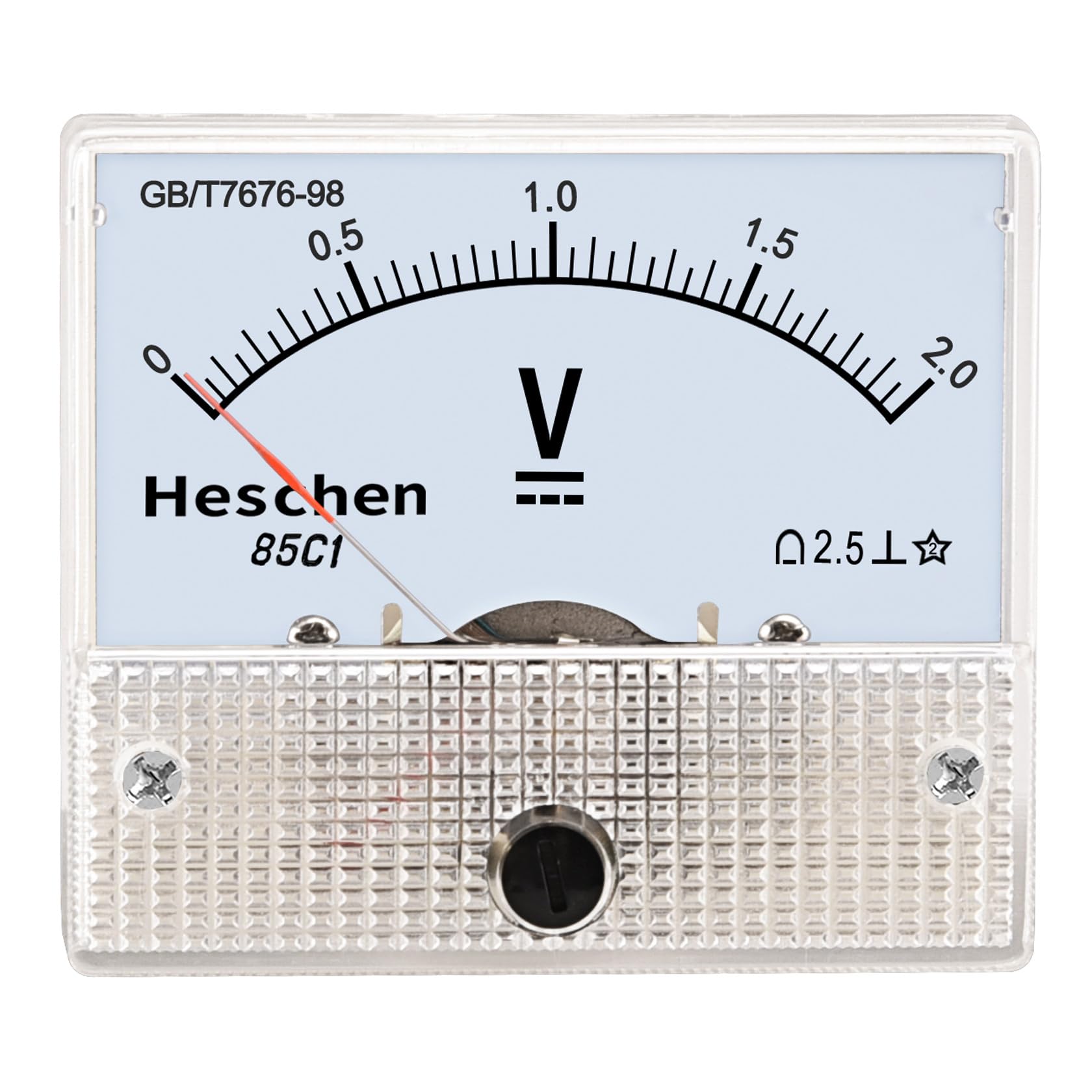 Heschen 85C1-3A Amperometro DC 0-3A classe 2.5 montato a pannello