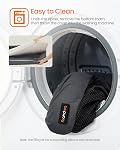 Feandrea Dog Bed, Orthopedic Dog Bed, Medium Dog Bed Waterproof, Removable Washable Cover Dog Sofa with Non-Slip Bottom, Raised Edges, 36 x 28 x 8 Inches, Dark Gray UPGW067G01